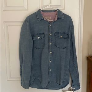 Wallace & Barnes denim shirt men’s medium